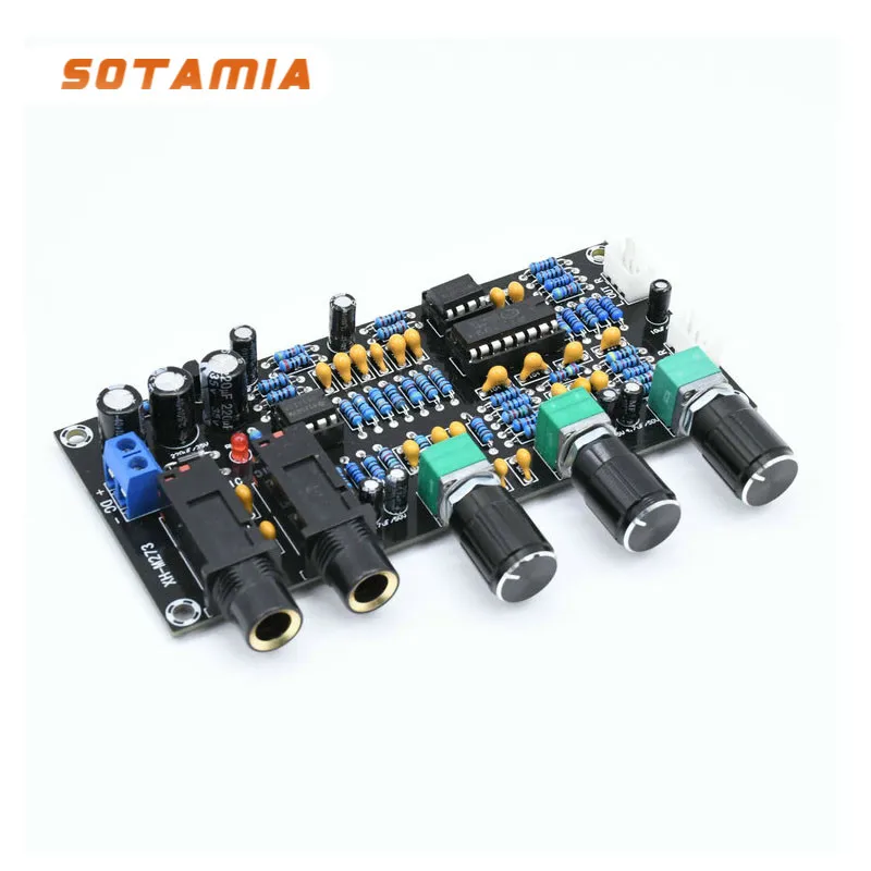 SOTAMIA PT2399 Karaoke OK Reverberation Microphone Amplifier Board K Song Singing Power Amplifier NE5532 Preamplifier Tone Board