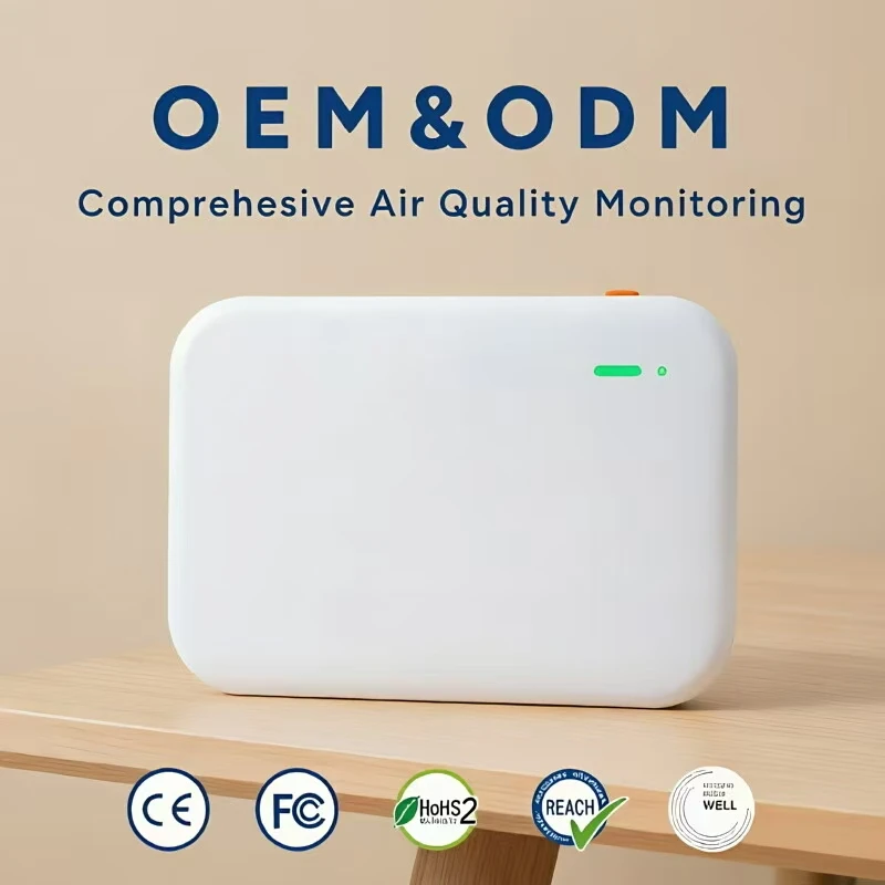 Formaldehyde Monitoring  Interchangeable Capsules Air Quality Analyzer for International Chain Hotel Ce Fcc Rohs Certified