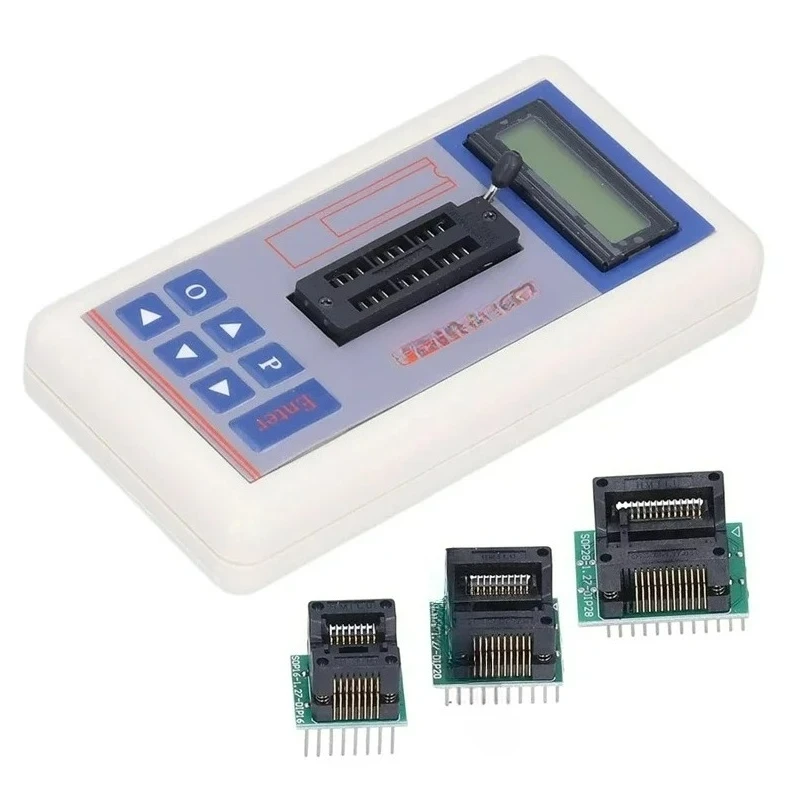 Integrated Circuit Tester, IC Transistor Capacitor Tester, Diode Checker Detector, with 5V 3.3V AUTO Mode,A