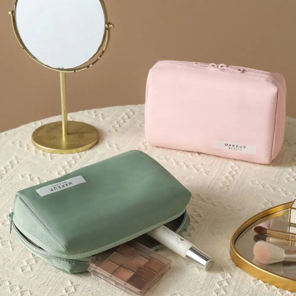 

Mini Waterproof Cosmetic Bag Large Capacity Fabric Hand Wash Bag Casual Carry -on Lipstick Pack Storage Bag