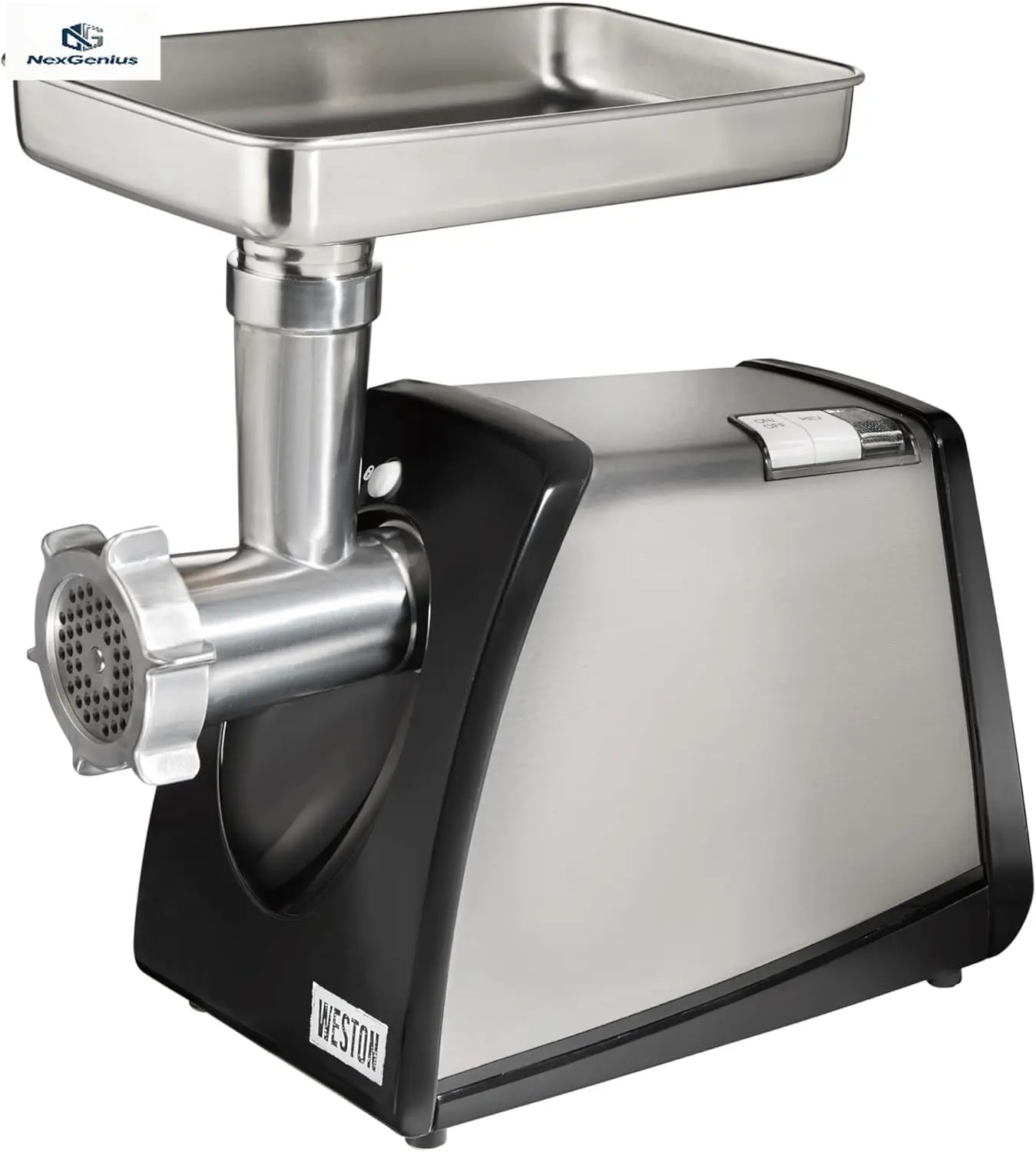 

Electric Meat Grinder & Sausage Stuffer, #8 650 Watt, 7/8 HP Motor, Grinds 3 lbs Per Minute, Includes Stainless Steel Grinding P