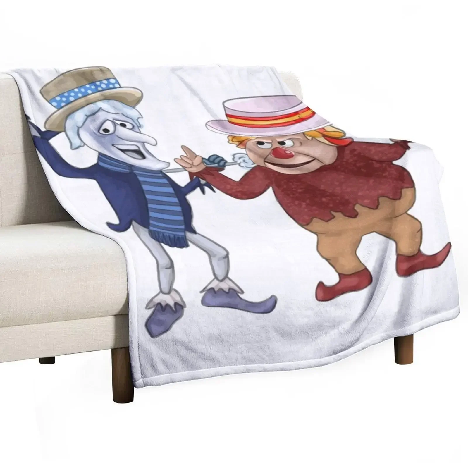 Snow miser and heat miser Throw Blanket Loose warm for winter Blankets