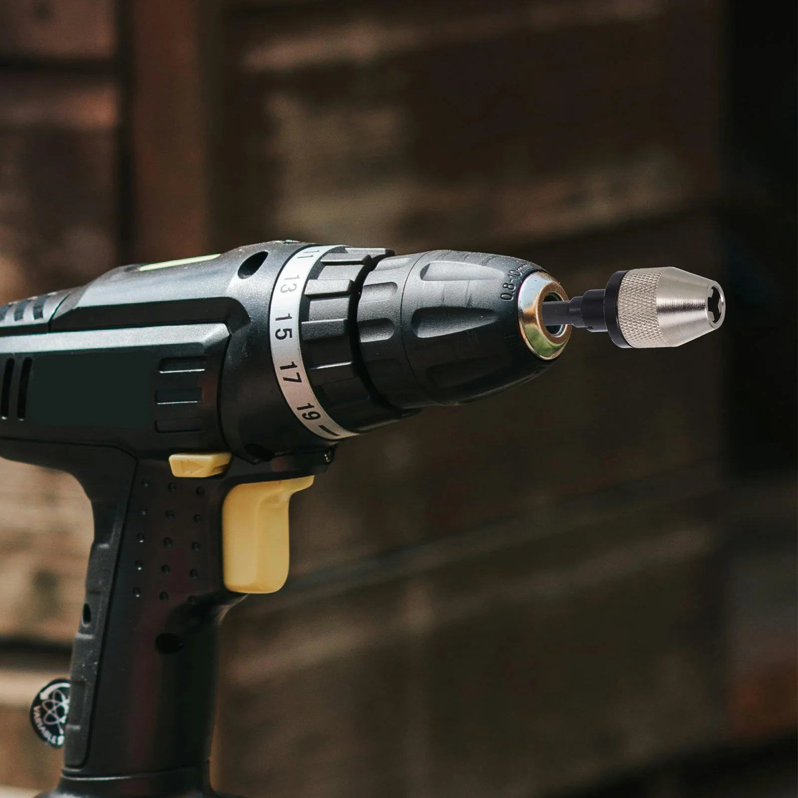 

Hexagonal Handle Drill Chuck 0.3-6.5mm Copper Self-Tightening Mini Conversion Chuck for Woodworking Drill Accessories