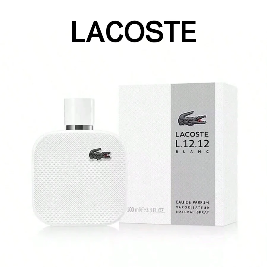 L.12.12 Blanc EDP Spray 100ml Aromatic Woody Notes Authentic Original Long-Lasting Fragrance Men's Perfume