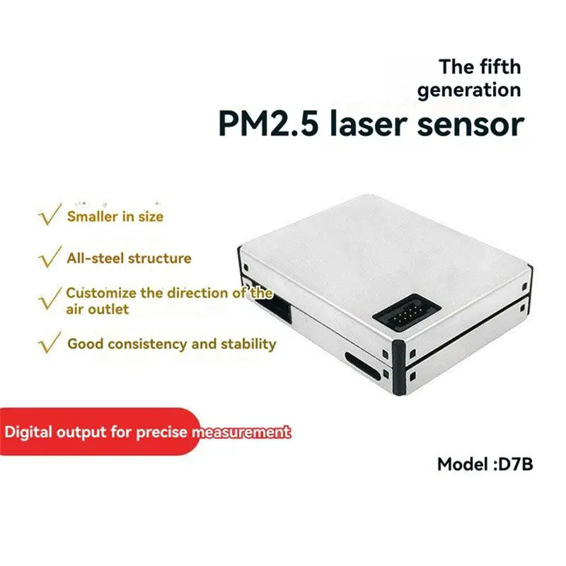 【A08I】D7B PM2.5 Laser Dust Particle Sensor Module Detects Indoor Gas Air Quality Detection Plantower For Purifier