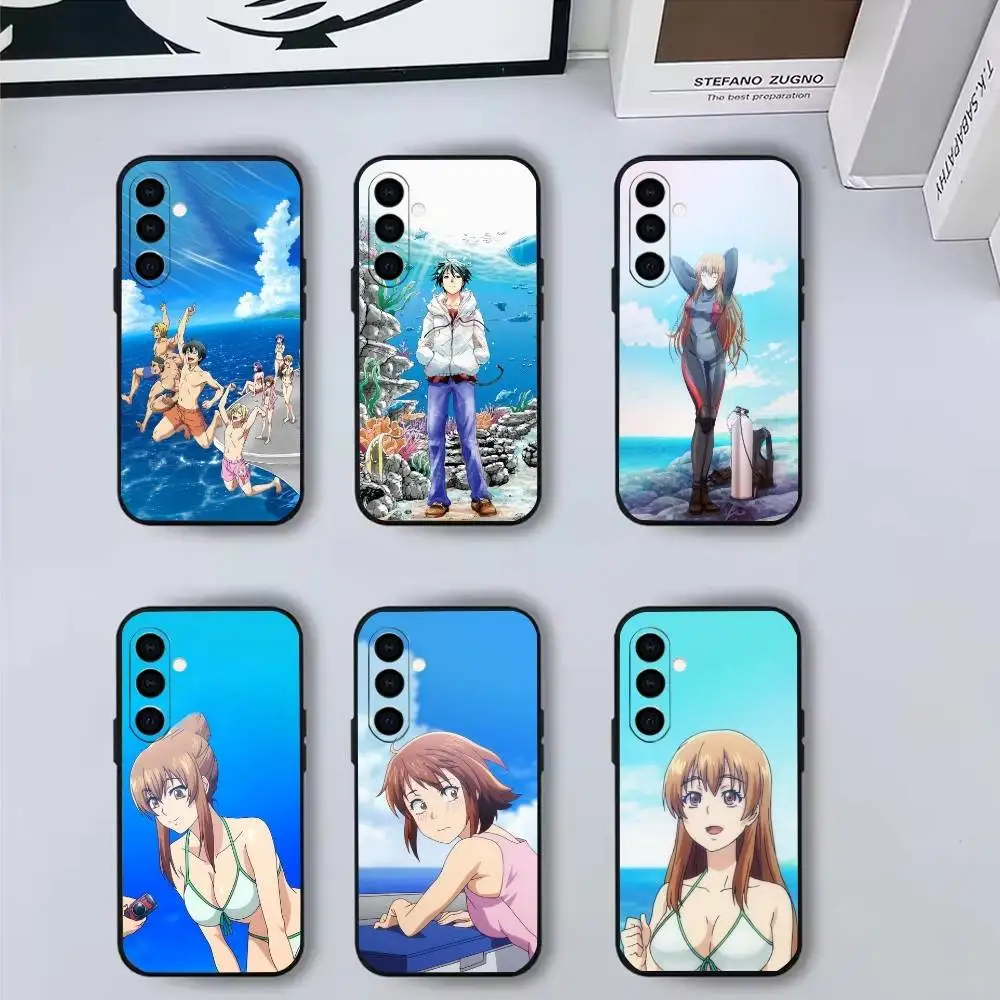 حافظة لهاتف سامسونج جالاكسي A73، A72، A71، A70، A53، A52، A51، غطاء أسود من السيليكون الناعم