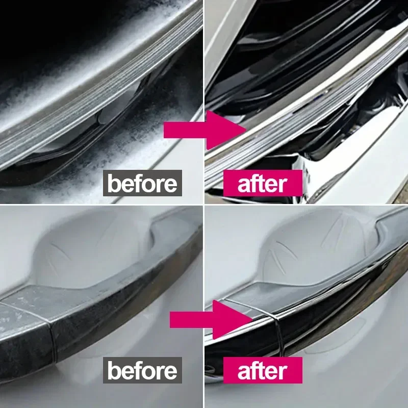 80g クロム金属研磨ペースト 車、トラック、オートバイのホイールバンパー用 - 錆除去剤修復クリームメタルケア