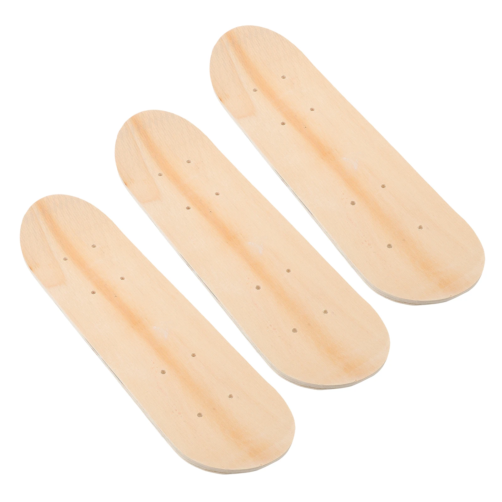 

3Pcs Blank Skateboard Deck for Painting 7 Ply Wood DIY Skateboard Craft Activity Plain Skate Decks for Art