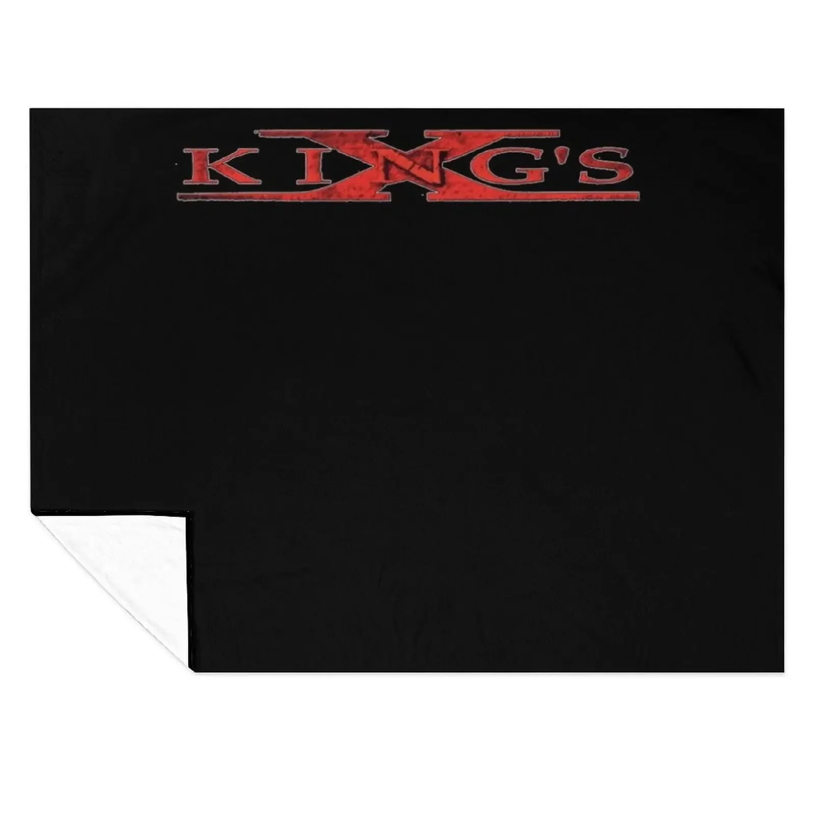 

Kings X Logo Band Throw Blanket Loose Luxury Designer Decorative Throw Warm Blankets