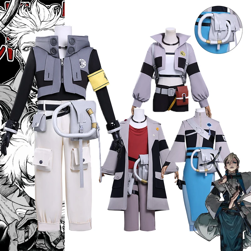 

Zanka Cosplay Costume Halloween Abyss War Ghost Game Character 2D C Suit Performance Stage Wear Full Set for Anime Event