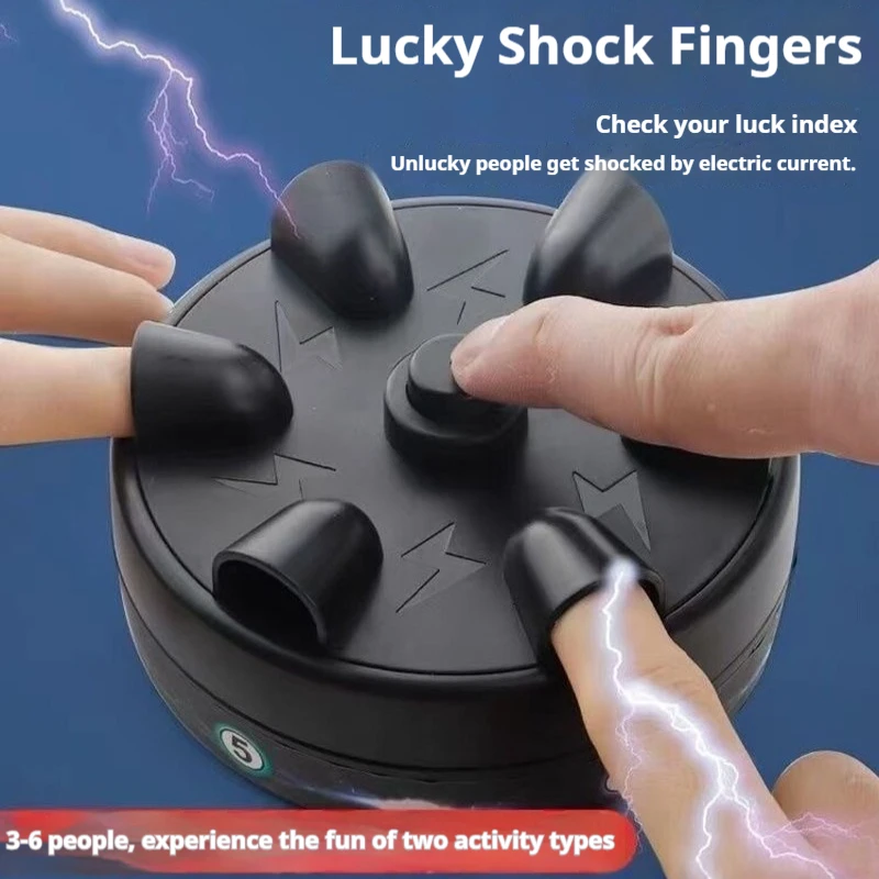 ミニ電気ショック嘘発見器ストレス解消トリックおもちゃパーティーテーブルトップフィンガーゲーム真実か挑戦かインタラクティブ大人向けゲーム