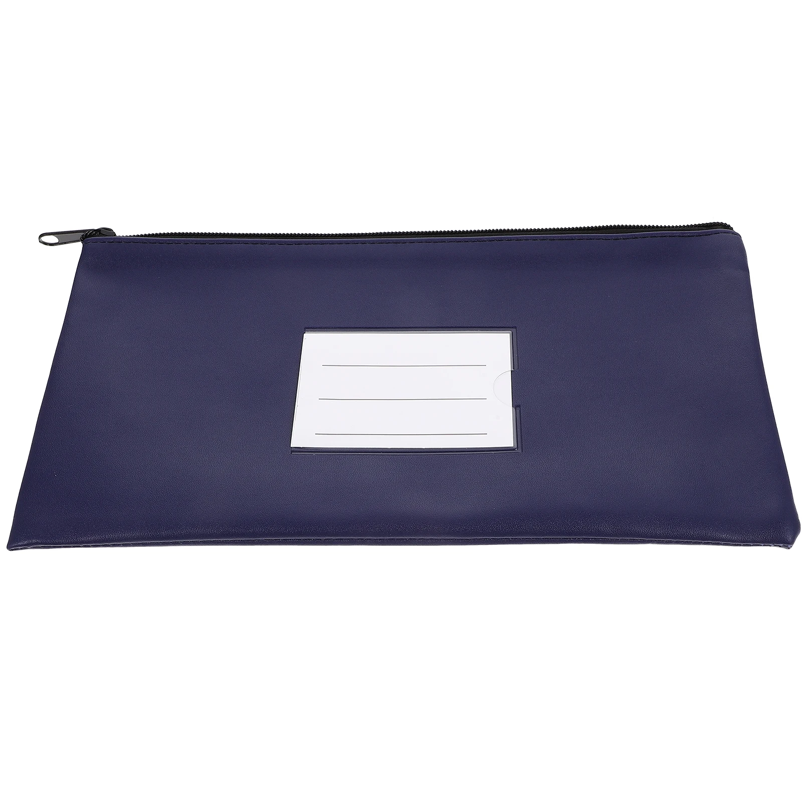 

PU Cash Bag with Card Slot Black Color Portable Foldable Aluminum Alloy Material Safe Reliable Multi Functional for Cash