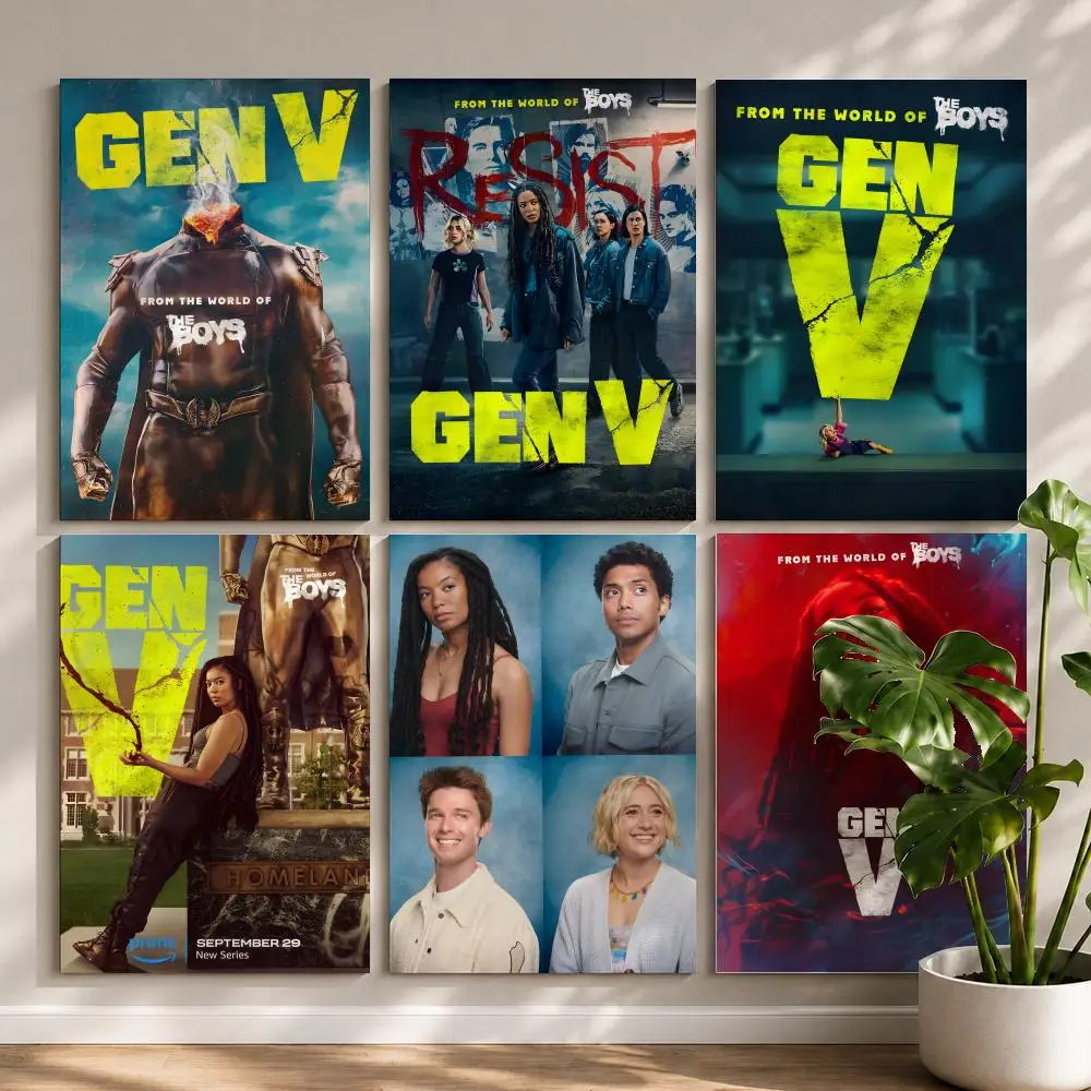 TV G-Gen VS Poster HD Self Adhesive Waterproof Wall Art Ideal for Home Office Dorm Bedroom Great Gift