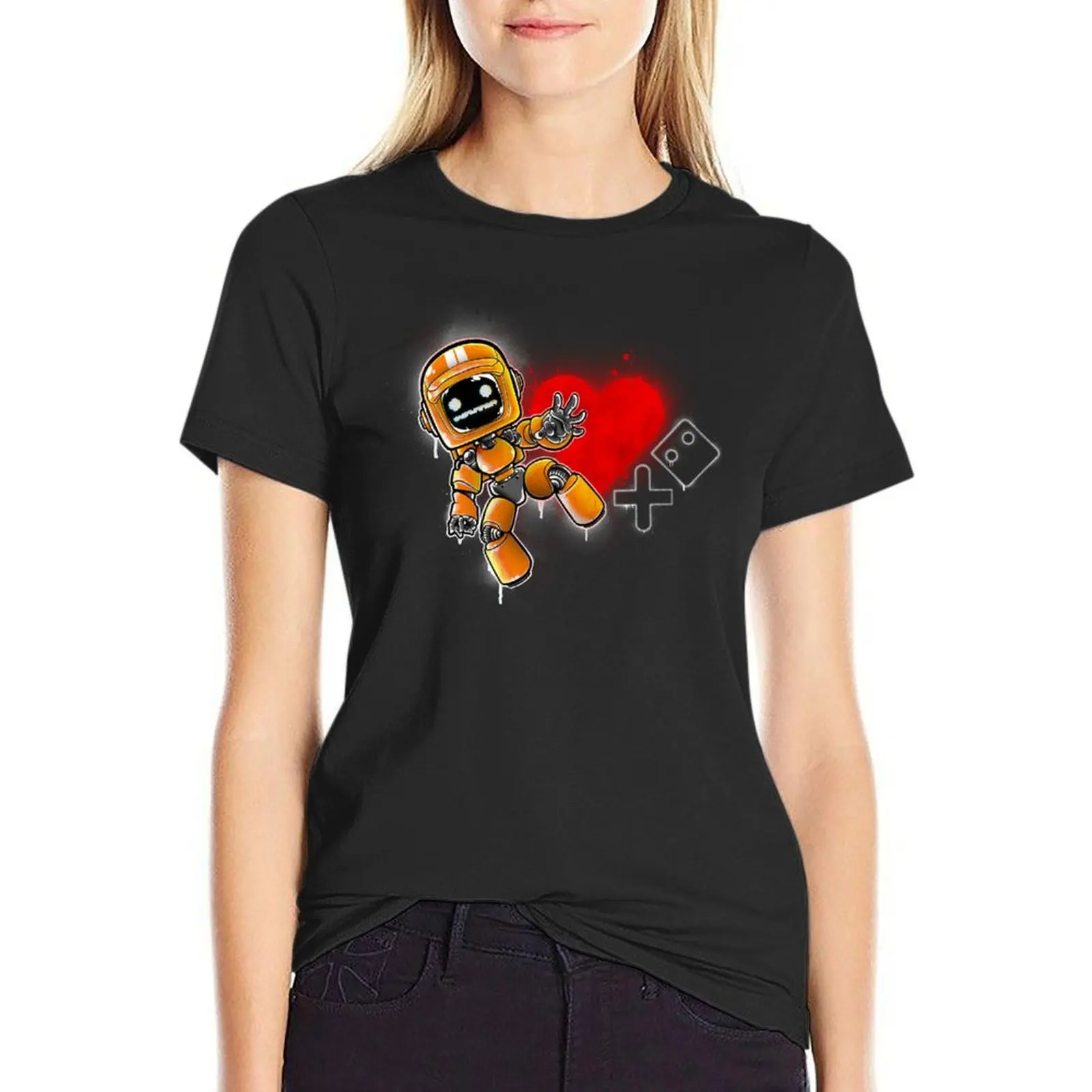 Love Death + Graffiti T-Shirt heavyweights animal print sublime t shirts for Women graphic