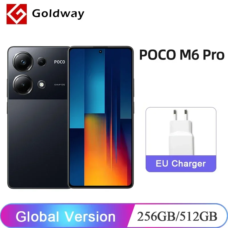 POCO M6 Pro Global Version Mobile Phone 256GB 512GB 120Hz 6.67