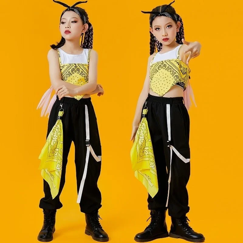 

Children's Jazz Dance Clothing for Children , Girls' Fashionable Performance, T-stage Walk Show, Fashion Set, Girls'