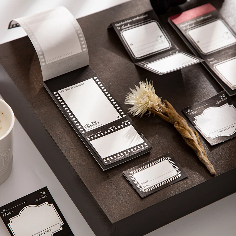 

Журнал GO, 50 шт., черно-белая пленка, блокноты, креативные заметки для сообщений, коллаж, мусорный журнал, декоративные материалы для скрапбукинга