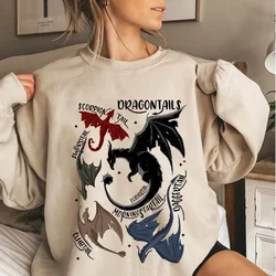 Vintage Basgiath War College Sweatshirt Classic and Cozy Hoodie for Men and Women Fourth Wing Sweater Tops Women Anime Hoodie