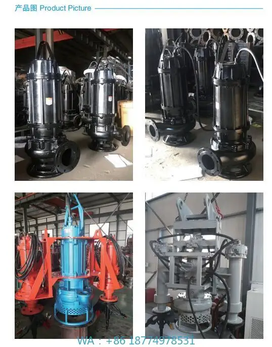 Slibzuigpomp Draagbare modderzuigpomp Dompelpomp Zand Drijfmestpomp