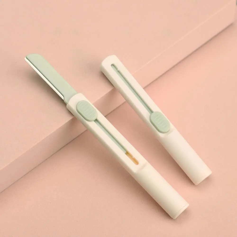 Stretching Safety Makeup Beauty Tools Stainless Blade Face Hair Removal Scraper Eyebrow Shaping Eyebrow Razor Eyebrow Trimmer