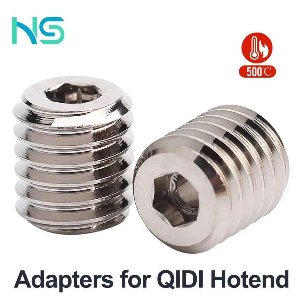 

High Flow CHT Nozzle Copper Connector, V6 Volcano Hotend Adapter, Heater Block for V6 Nozzle 3d Printer Converter