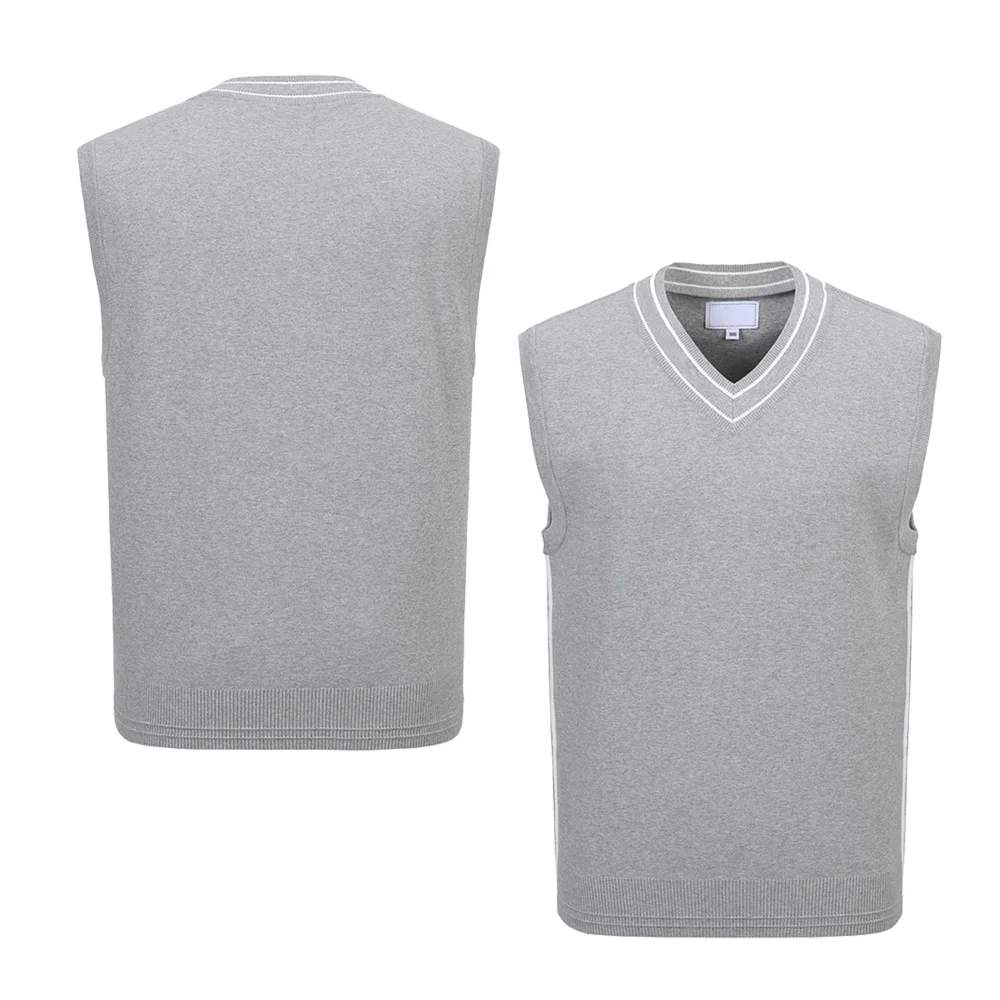 

"Men's New Sports Knitted Vest! Impeccable! Luxurious and Simple, New Golf Wear for Autumn, Versatile V-neck!"