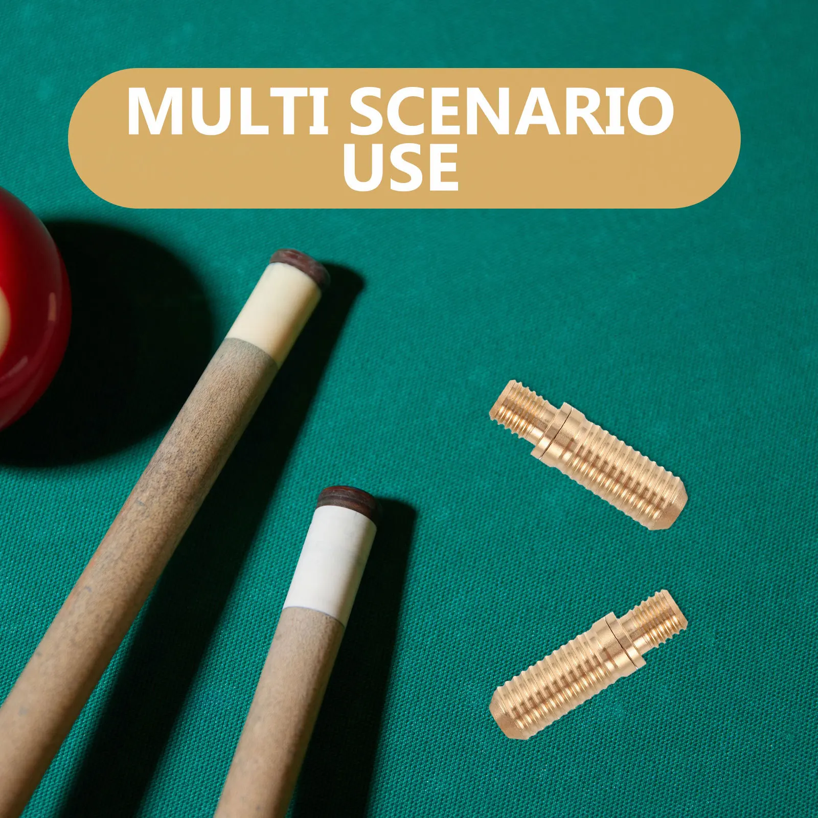 4 قطعة مسامير مشتركة عصا البلياردو موصلات النحاس الصلبة لتمديد جديلة حمام السباحة وإصلاح مجموعة إمدادات الأجهزة #6