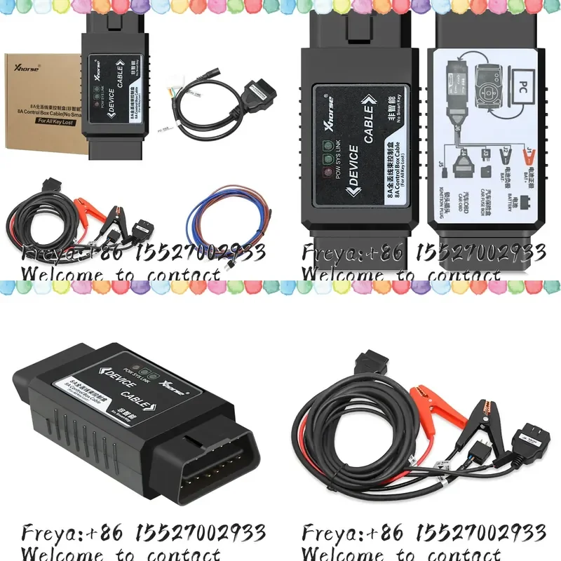 XHORSE 8A Non-Smart Key Adapter is suitable for all keys lost without disassembly