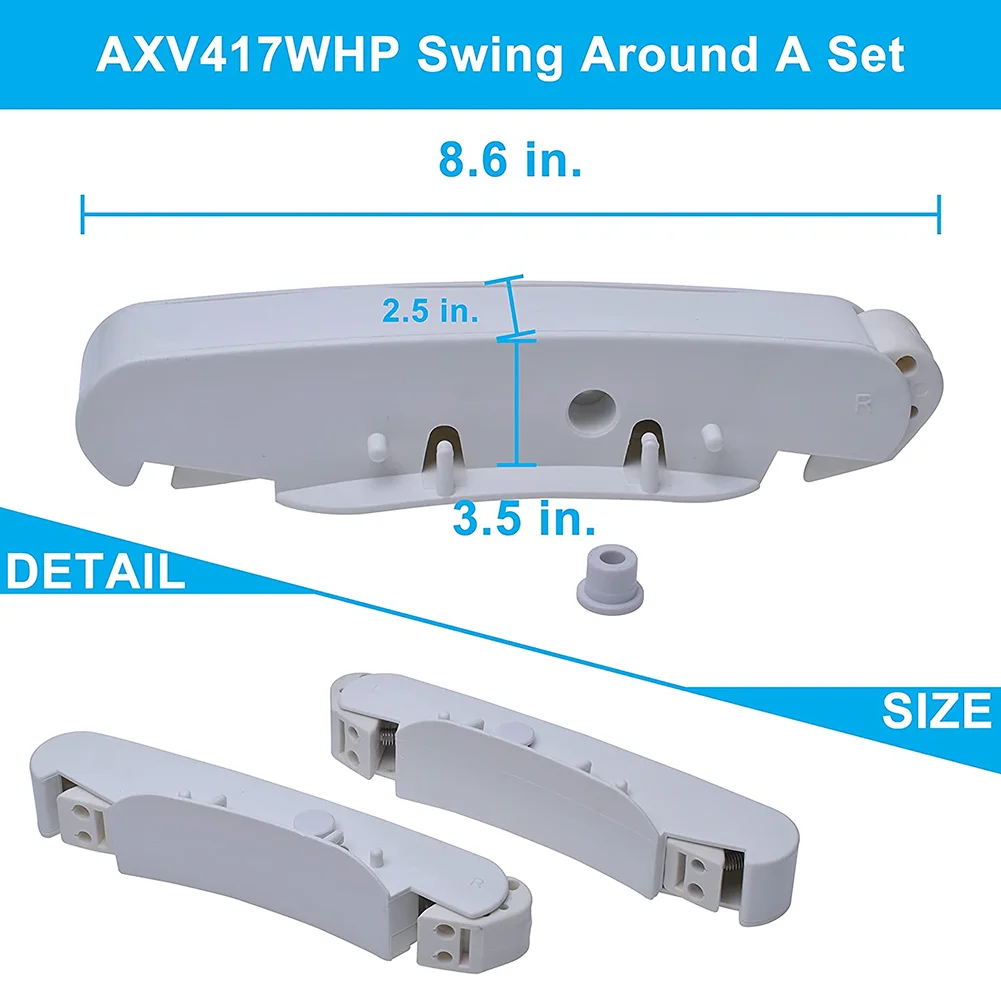 1set AXV417WHP Pool Cleaner Kit For Hayward Cleaner AXV604WHP Front Rear Bezel AXV434WHP Flap AXV414P Pod Shoes Accessories