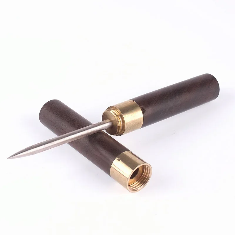 

EVIL SMOKING Portable Hookah Needle Foil Punch Ebony Wood Tea Needle Set for Chicha Sheesha Shisha Cachimba Smoking Accessories