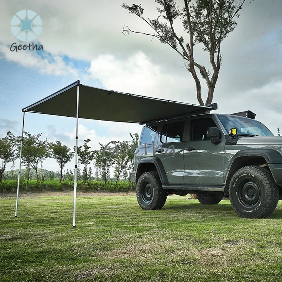 

New Pickup Camper 2.5mx2.5m 4WD 4X4 Side Car Pull Out AWNING roof rack awning