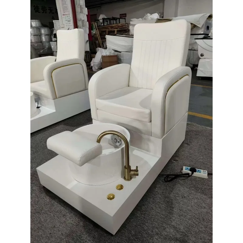 New Nail Salon Furniture Luxury Pedicure Chairs with Custom Color - Auto Foot Spa Massager for Beauty Salon/Spa Commercial Use