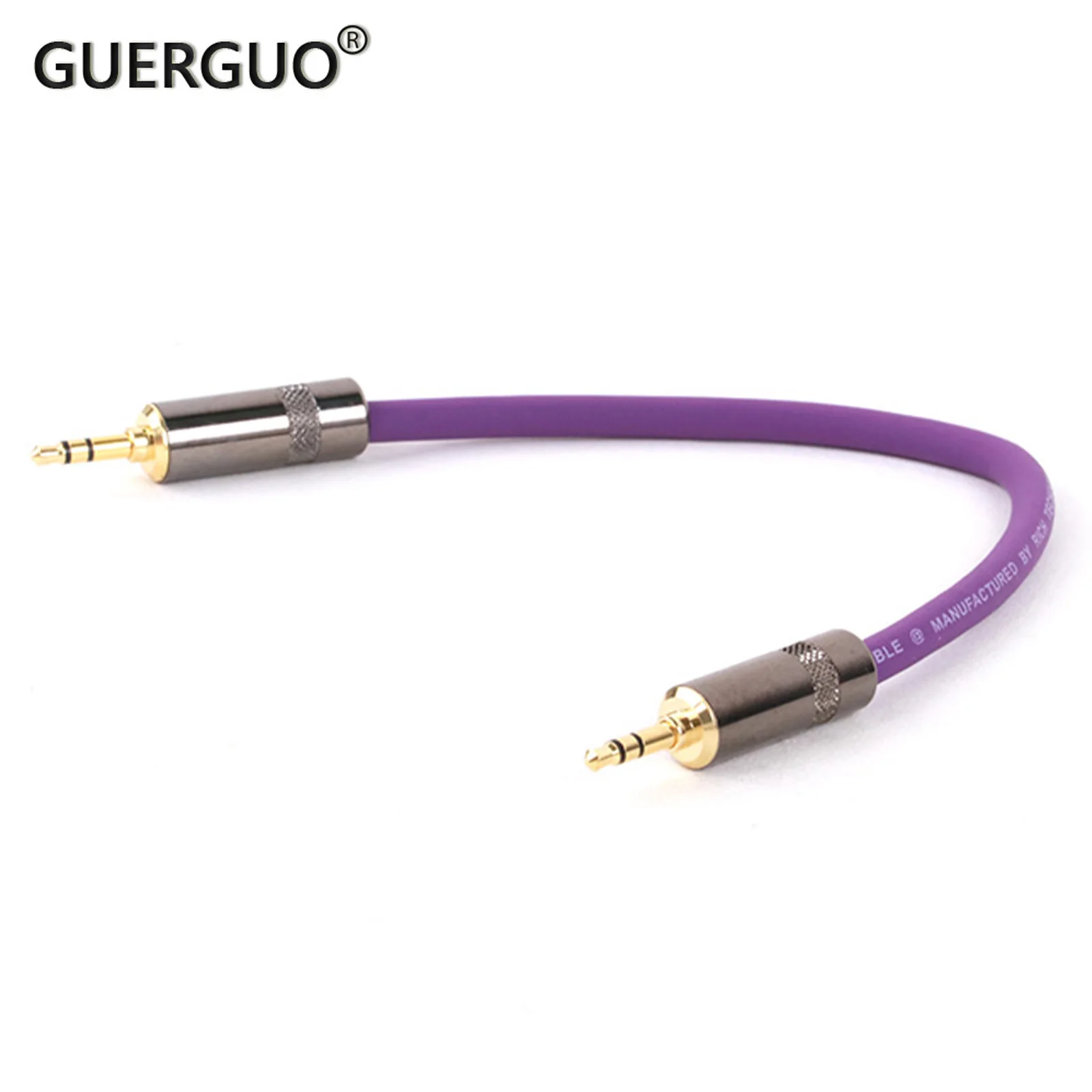3.5mm 1/8 Inch Stereo TRS Male Jack to 3.5mm 1/8 Inch Stereo TRS Male Jack to Straight Patch Cable For Guitar Microphones