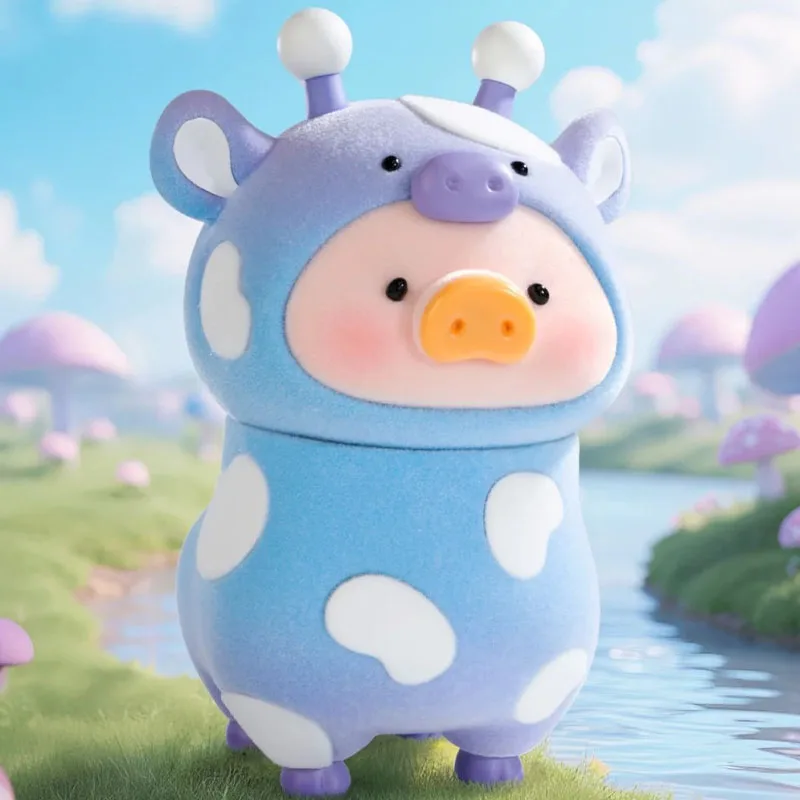 Lulu The Piggy Action Figure Serie di feste di animali Carte da appendere Giraffa Elefante Collezioni Camera Pendenti Alla moda Giocattolo carino Regalo Bambola