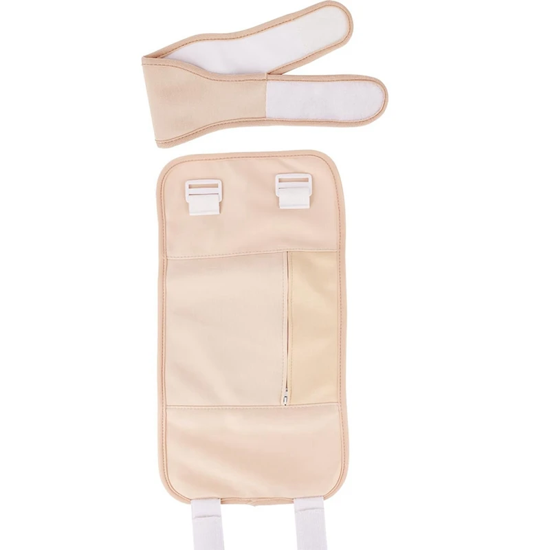 น้ำมันละหุ่ง2ชิ้นแพ็คน้ำมันละหุ่งปรับได้กันรั่วพร้อมกาววิเศษสีกากี