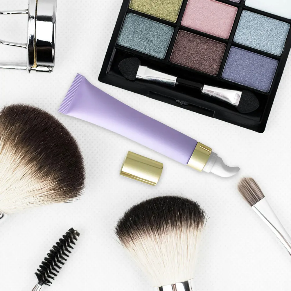 

3pcs Eye Cream Tube Empty Essential Oil Dispenser Refillable Travel Containers Portable Cream Applicator Squeeze Bottle For