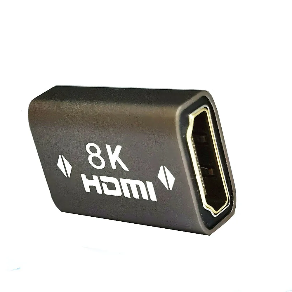 8K HDMI compatibleAdapter Female to Female HD Connector Support 8K@60Hz 4K@120Hz 144Hz 3D 4K 1080P 60Hz HD Extender