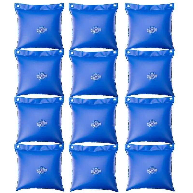 

12Pcs Heavy Duty Swimming Pool Cover helper Weight Bags Pool Closing Water Bags For Winter Pool Safety Swimming Pool accessories