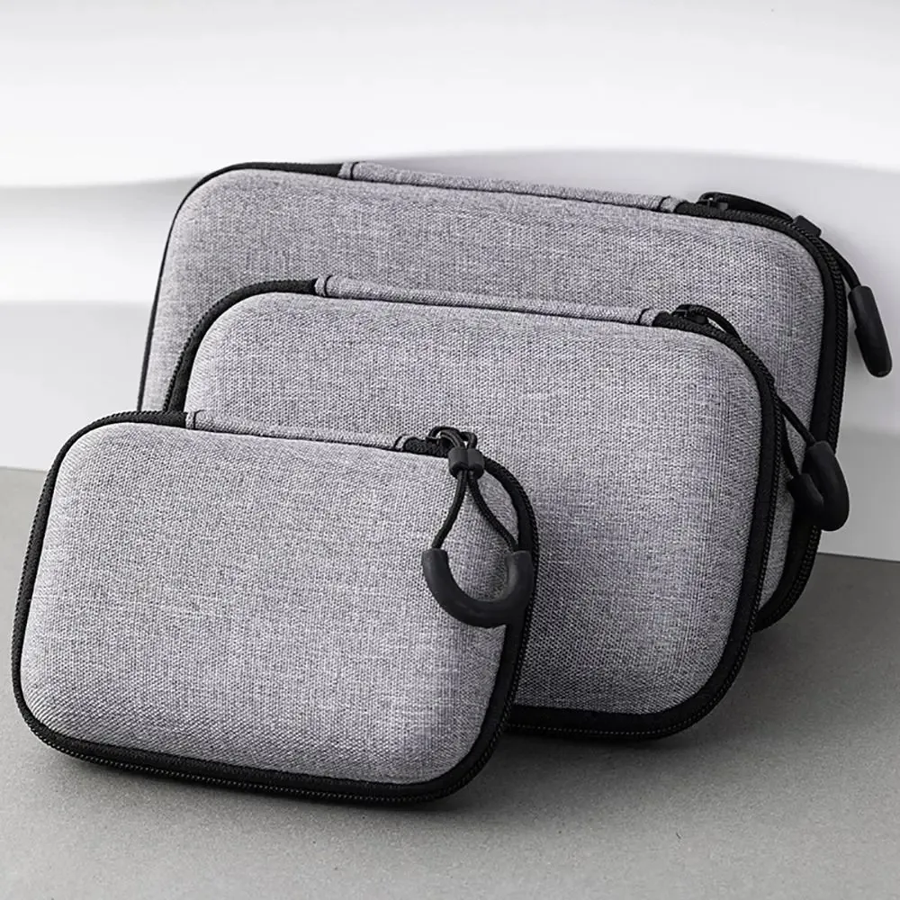 

Shockproof Hard EVA Storage Bag Protective Dust-proof Earphone Storage Bag Wear-resistant Prevent Scratches