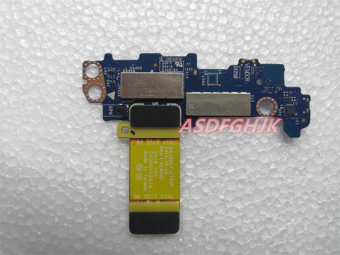    Original SD Reader Circuit Board For Dell Latitude 11 5175 5179 G72MR 0G72MR LS-C791P  TESE OK