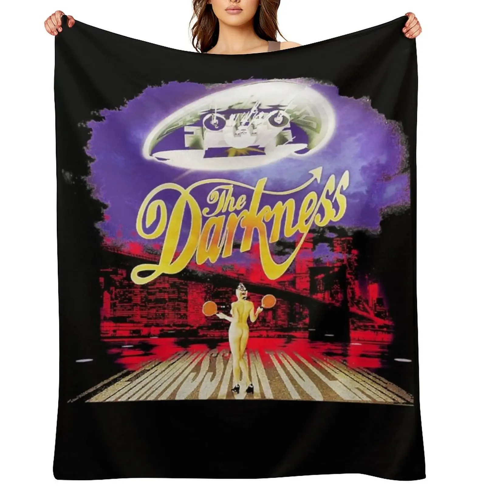 

THE DARKNESS band other places and times Essential Throw Blanket Personalized Gift Thins for sofa Blankets