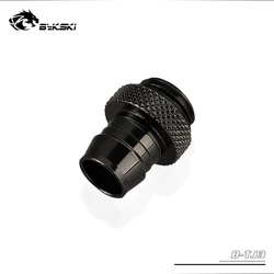 BYKSKI Fill Liquid Fitting Use for 9.5*12.7mm / 10*16mm Soft Tube G1/4'' Computer Accessories Fitting 3/8 Hand Tighten Fitting