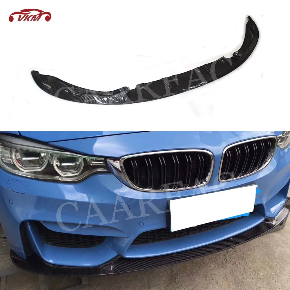 

Carbon Fiber / FRP Front Lip Spoiler Apron for BMW M4 M3 F80 F82 F83 2014 -2019 3D Style Bumper Chin Guard car styling