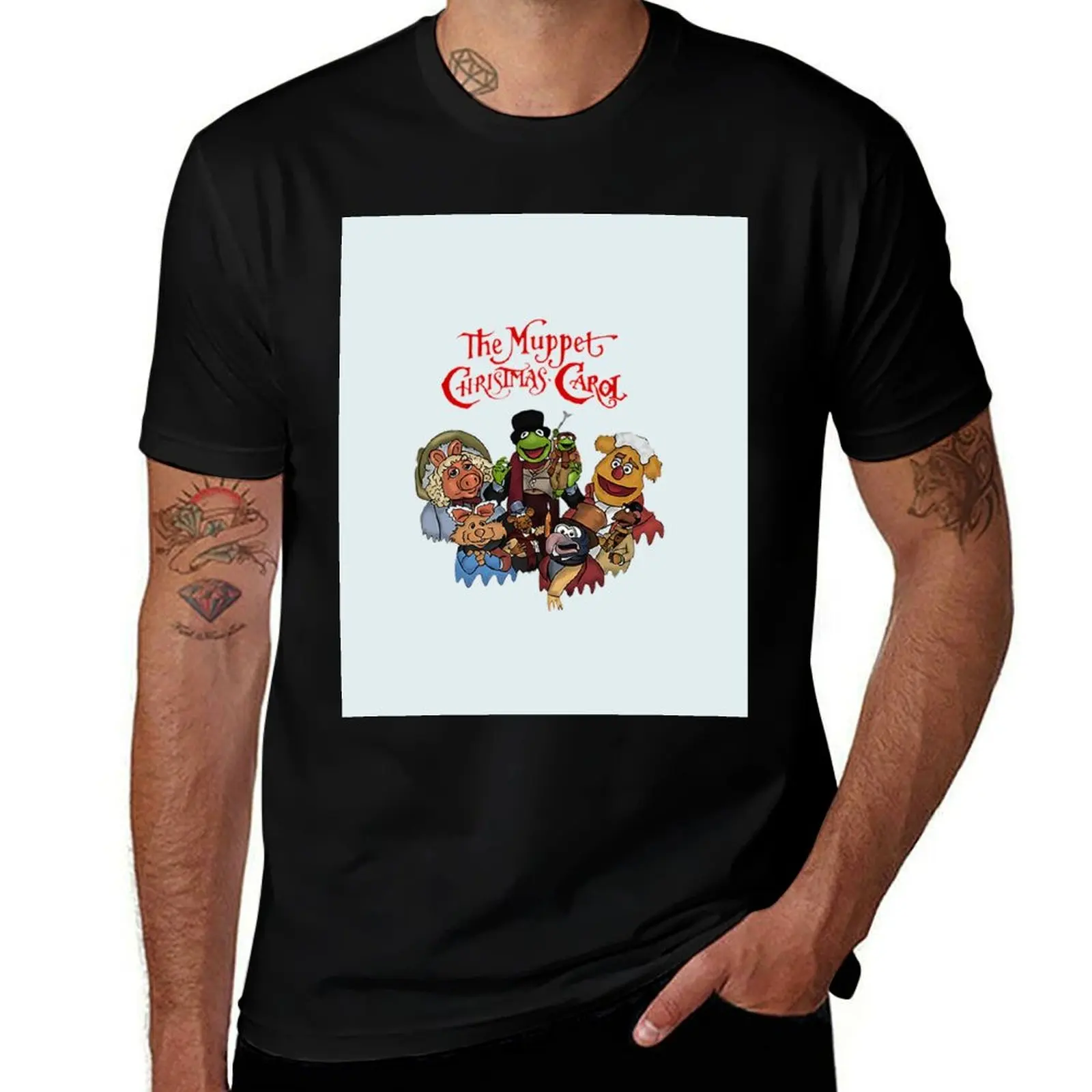 The muppet Christmas carol T-Shirt Basic Casual Short Sleeve Cotton Shirt T-Shirt