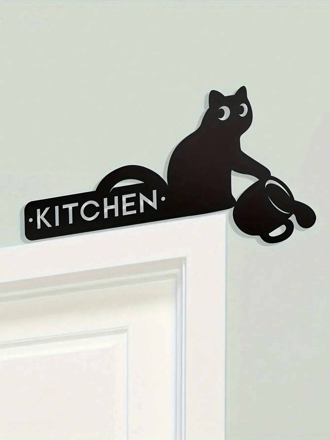 Corner Metal Decorative Sign - 