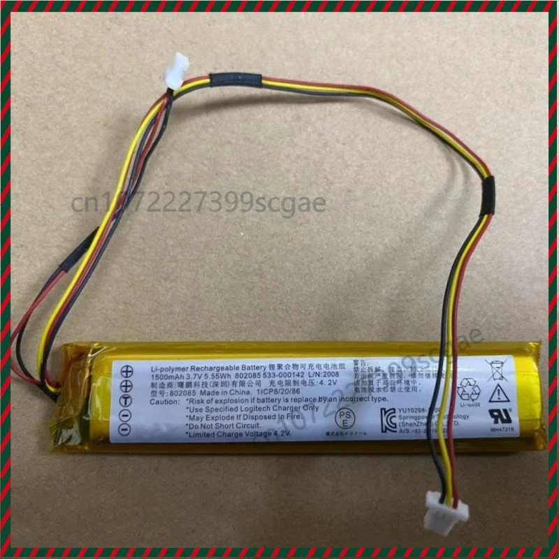 New 802085 533-000177 533-000142 533-000141 keyboard Battery 3.7V 5.55Wh For Logitech Mini K800 MX Keys YR0073 Craft Y-R0064