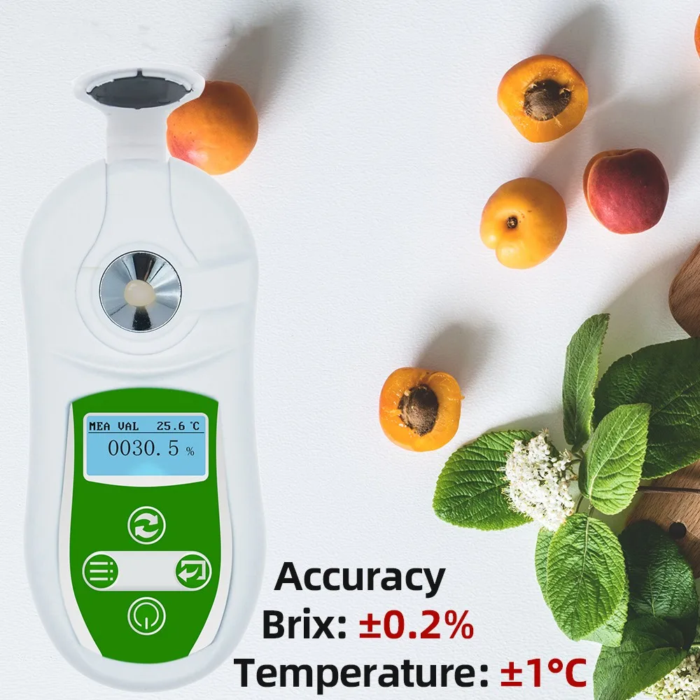 Digital Brix Meter 0~32% Brix high precision digital Sugar Refractometer PAL-103