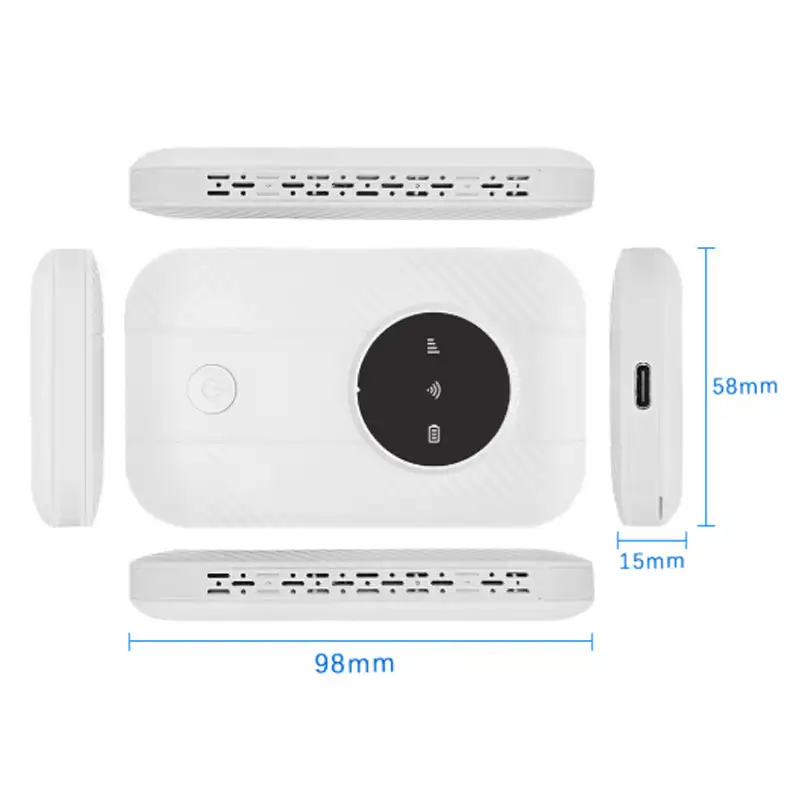 2025 Saku WiFi Seluler Portabel Nirkabel 4G LTE Bbar Seluler 4/5G LTE Router Wi-Fi Mobil Set Router WiFi 4G Portabel
