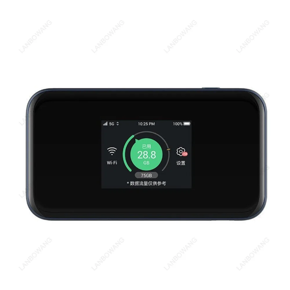 For ZTE MU5001 Portable 5G WiFi6 Router, Mobile SIM Card CPE Wireless Internet With Gigabit Ethernet Port