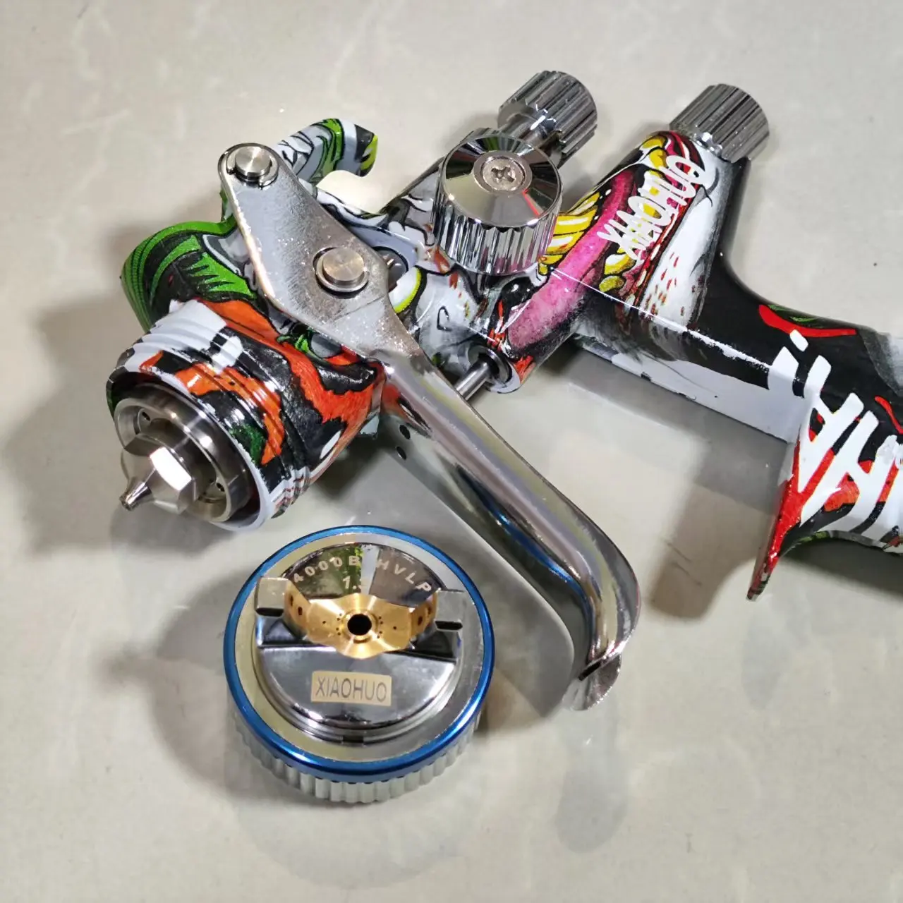 Professional Grade 4000Camouflage Automotive Paint Spray Gun High Atomization New Arrival Perfect Car Finishing OEM Gravity Feed